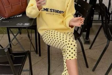 A calça capri com estampa de bolinhas conquista o mundo da moda